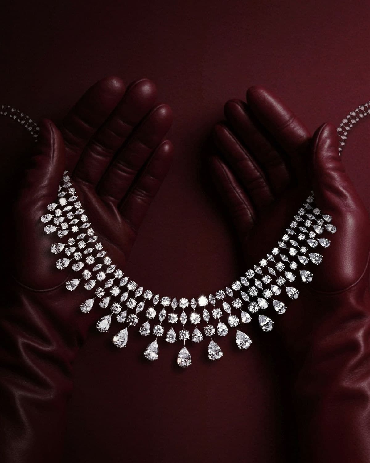 American diamond necklace